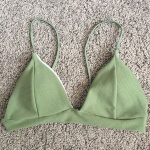 Swim - Olive green triangle bikini top Swim - Olive green triangle bikini top